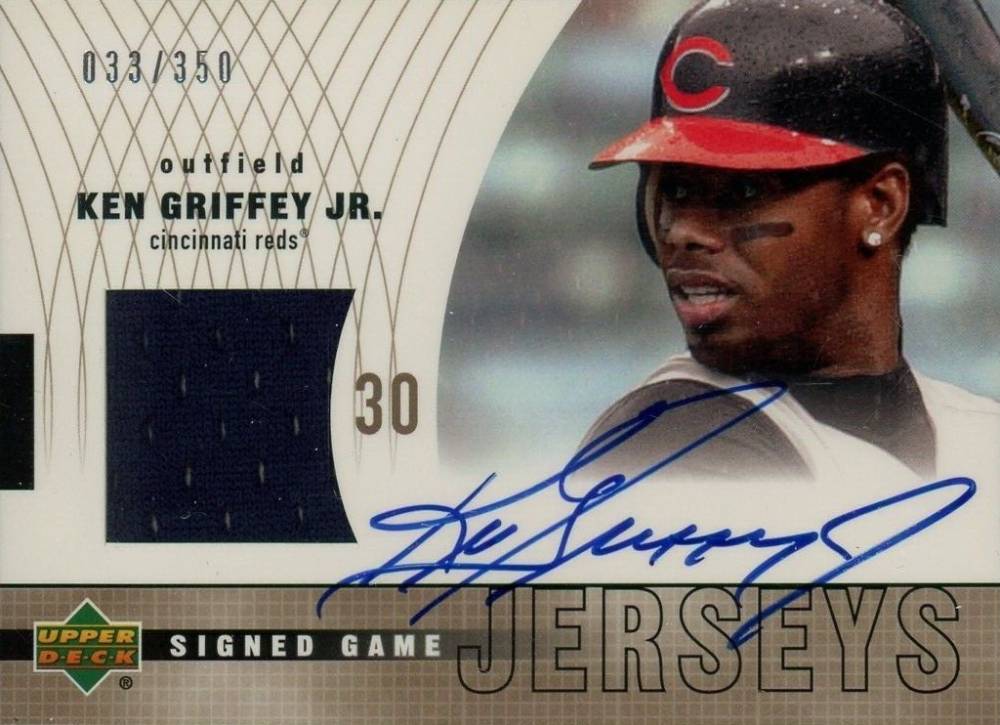 2003 Upper Deck Game Jersey Ken Griffey Jr. #S-KG Baseball Card