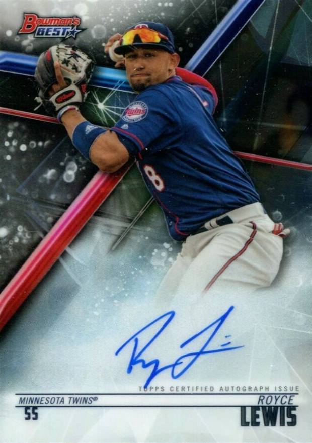 2018 Bowman's Best Best of 2018 Autographs Royce Lewis #B18RL Baseball Card