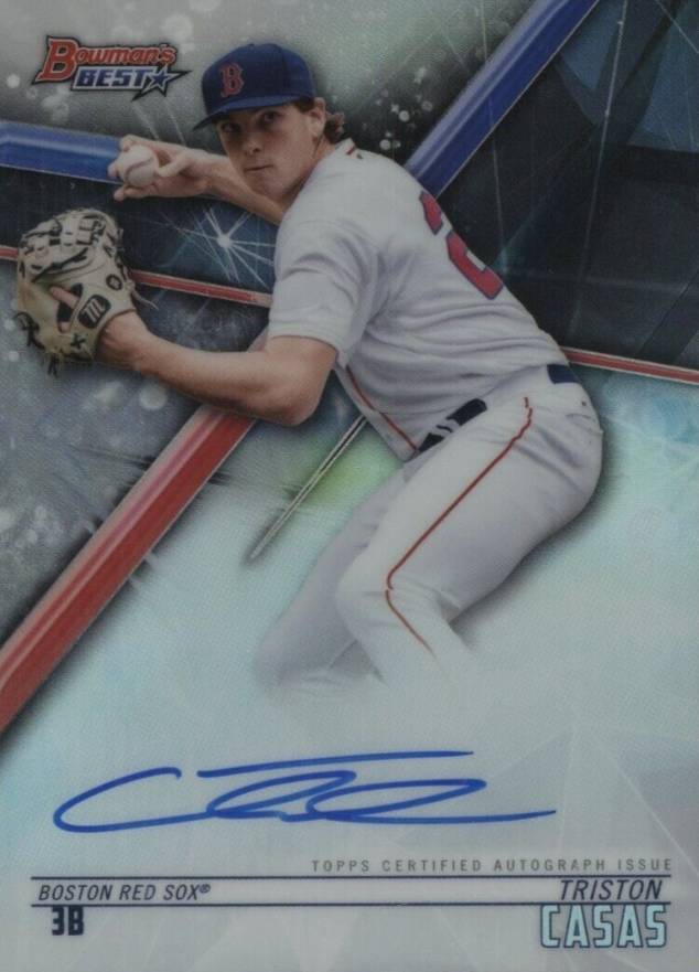 2018 Bowman's Best Best of 2018 Autographs Triston Casas #B18TC Baseball Card