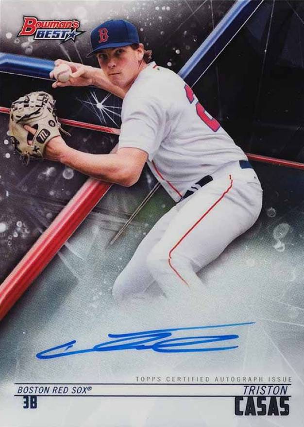 2018 Bowman's Best Best of 2018 Autographs Triston Casas #B18TC Baseball Card