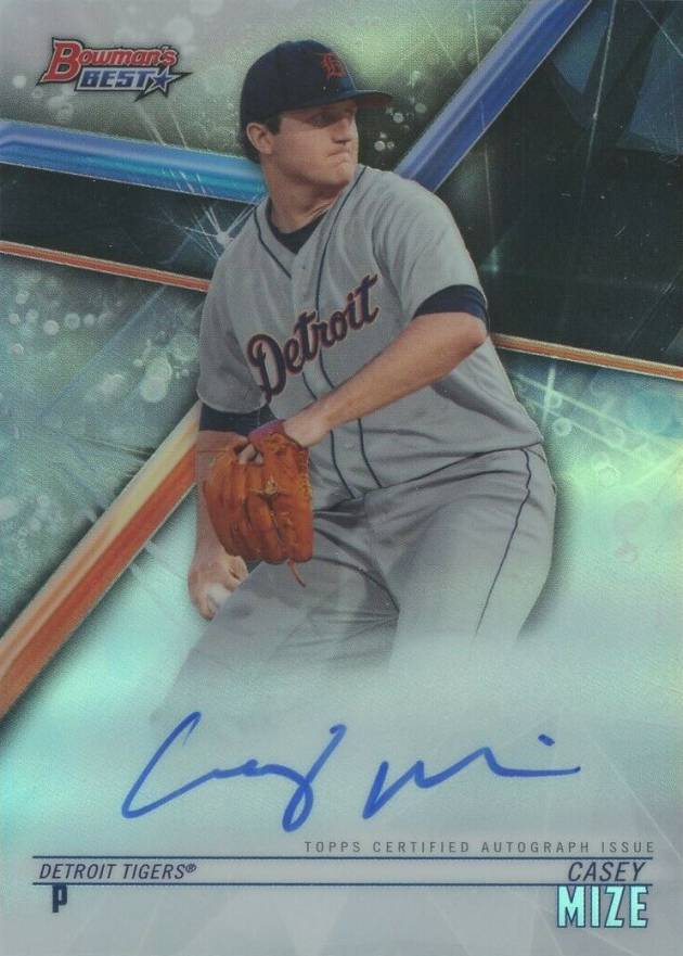 2018 Bowman's Best Best of 2018 Autographs Casey Mize #B18CM Baseball Card