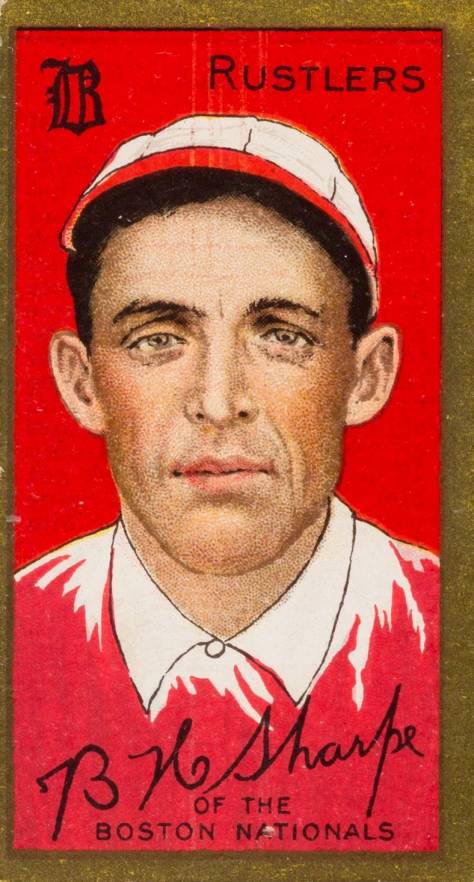 1911 Gold Borders B. H. Sharpe #182 Baseball Card