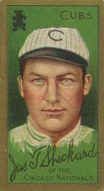 1911 Gold Borders Jas. T. Sheckard #185 Baseball Card