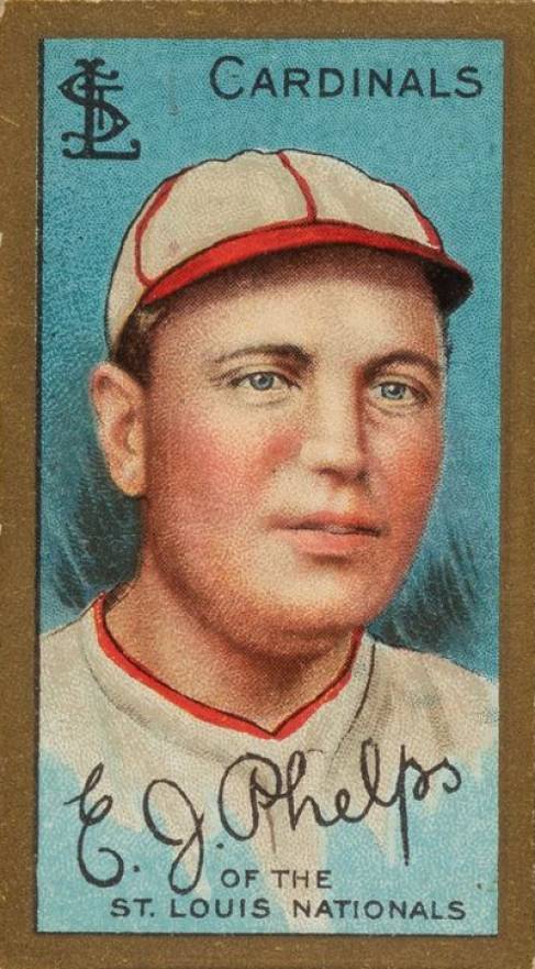 1911 Gold Borders E. J. Phelps #168 Baseball Card