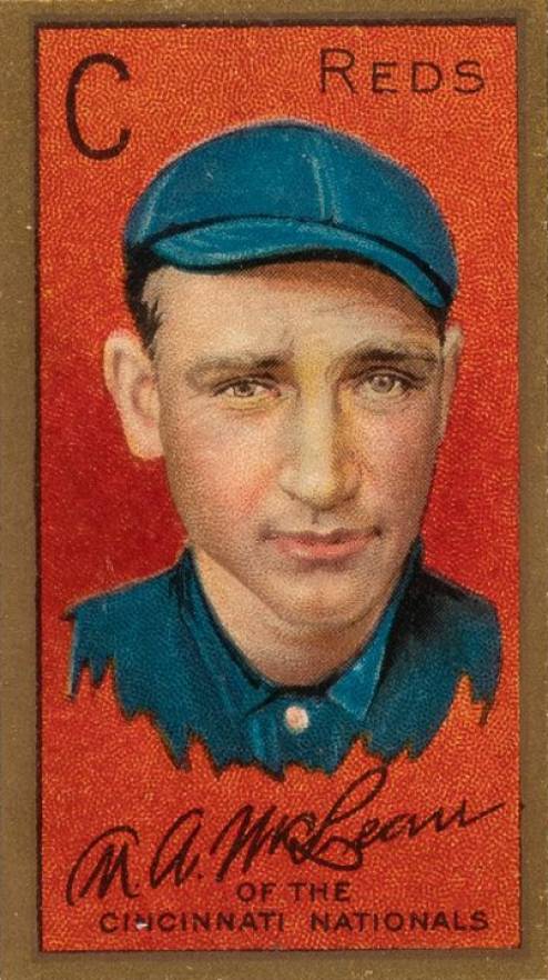 1911 Gold Borders M. A. McLean #142 Baseball Card