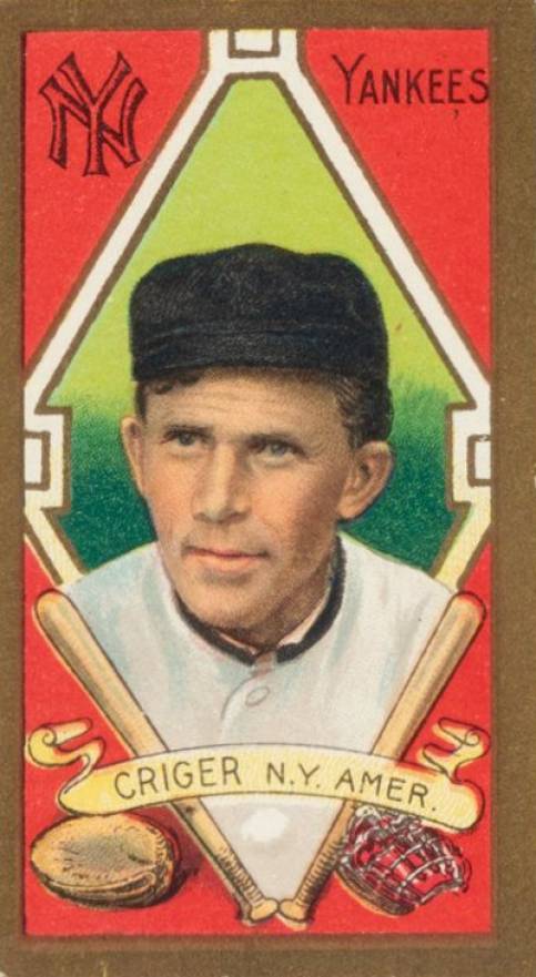 1911 Gold Borders Lou Criger #44 Baseball Card