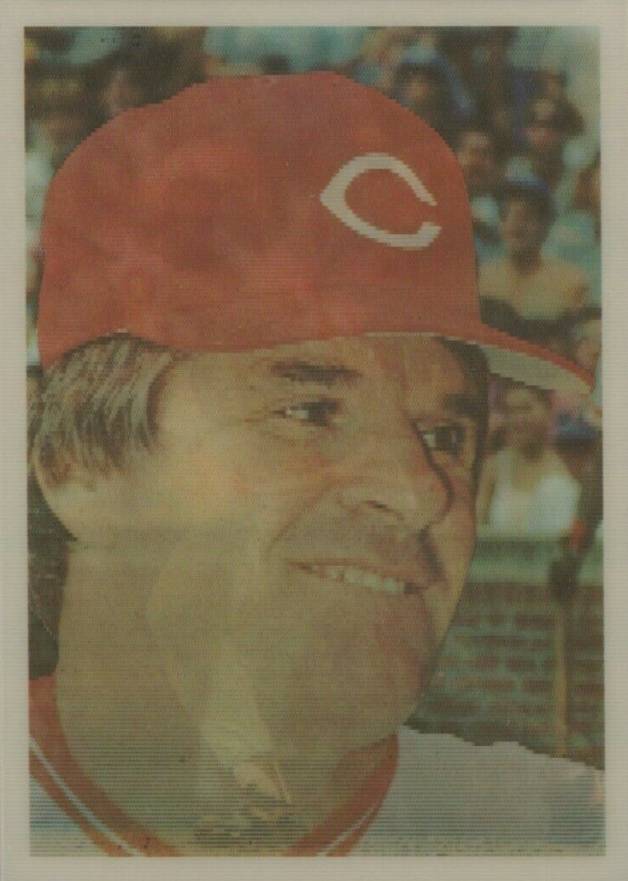 1986 Sportflics Pete Rose #50 Baseball Card