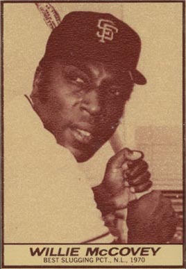 1971 Milk Duds Willie McCovey # Baseball Card