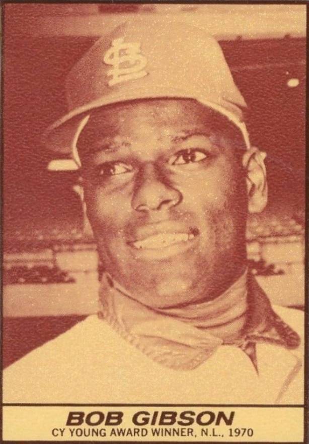 1971 Milk Duds Bob Gibson # Baseball Card