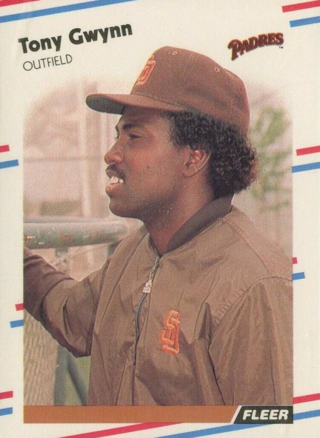 1988 Fleer Glossy Tony Gwynn #585 Baseball Card