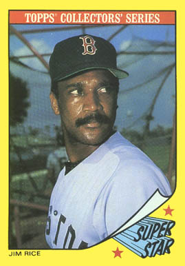 1986 Woolworth Jim Rice #28 Baseball Card