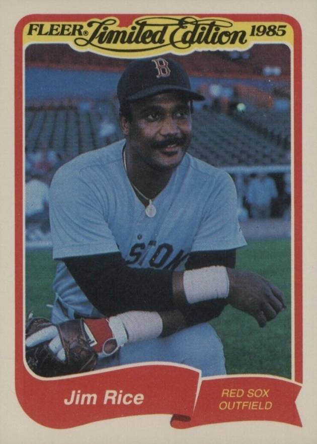 1985 Fleer Limited Edition Jim Rice #27 Baseball Card