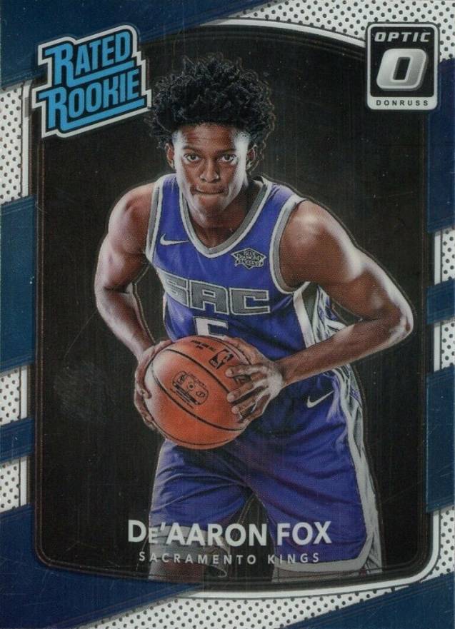 2017 Panini Donruss Optic DE'Aaron Fox #196 Basketball Card