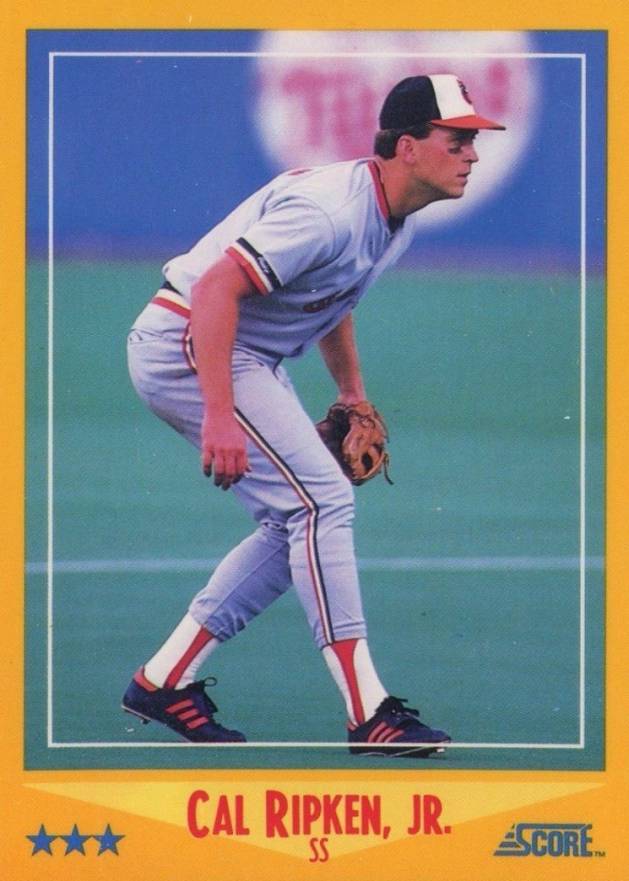 1988 Score Glossy Cal Ripken Jr. #550 Baseball Card