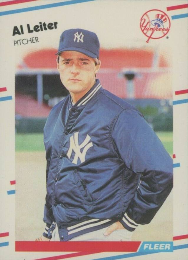 1988 Fleer Update Al Leiter #U-49 Baseball Card