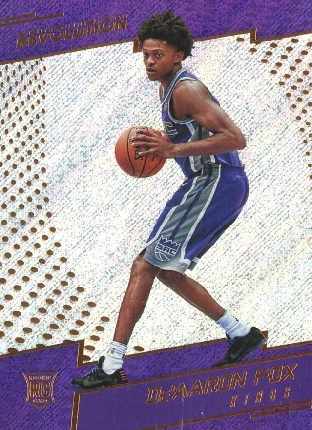 2017 Panini Revolution DE'Aaron Fox #141 Basketball Card