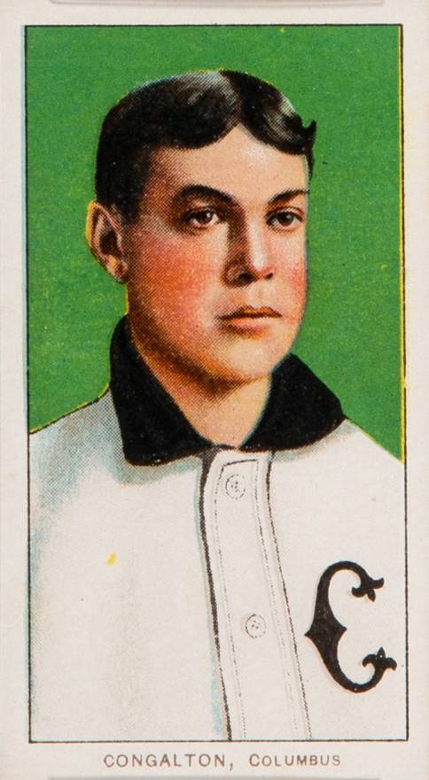 1909 White Borders Piedmont & Sweet Caporal Congalton, Columbus #103 Baseball Card