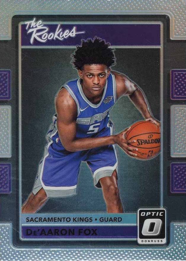 2017 Panini Donruss Optic The Rookies DE'Aaron Fox #5 Basketball Card