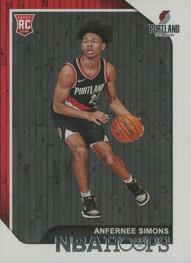 2018 Panini Hoops Anfernee Simons #277 Basketball Card