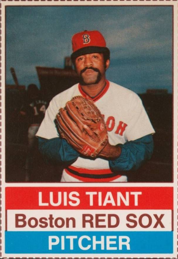 1976 Hostess Luis Tiant #23 Baseball Card