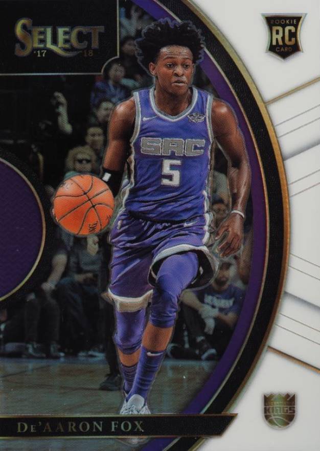 2017 Panini Select  DE'Aaron Fox #49 Basketball Card