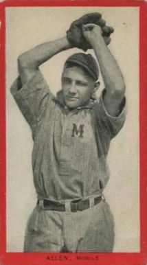 1910 Old Mill Series 8 (Southern Assn.) Allen, Mobile # Baseball Card