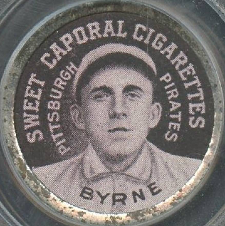 1909 Sweet Caporal Domino Discs Bobby Byrne # Baseball Card