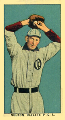 1910 Obak Nelson, Oakland P.C.L. # Baseball Card