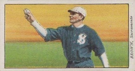 1909 Obak Old English Brown, Sacramento #10 Baseball Card