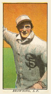 1909 Obak Old English Browning, S.F. #12 Baseball Card