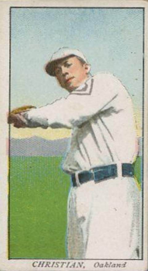 1909 Obak Old English Christian #17 Baseball Card