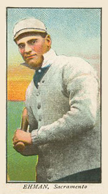 1909 Obak Old English Ehman, Sacramento #23 Baseball Card