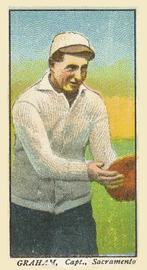 1909 Obak Old English Graham, Capt., Sacramento #29 Baseball Card