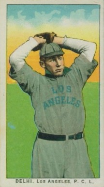 1911 Obak Red Back Delhi, Los Angeles P.C.L. # Baseball Card