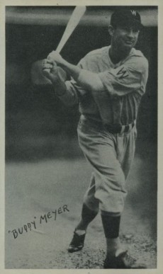 1936 National Chicle Fine Pens "Buddy" Meyer # Baseball Card