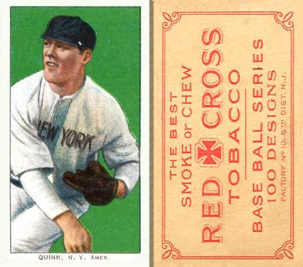 1910 Red Cross Tobacco Type 1 Jack Quinn # Baseball Card