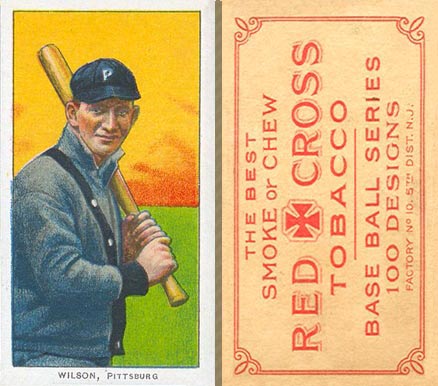 1910 Red Cross Tobacco Type 1 Owen Wilson # Baseball Card