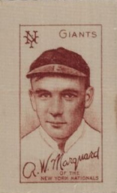 1910 White Silks Rube Marquard # Baseball Card