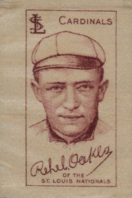 1910 White Silks Rebel Oakes # Baseball Card