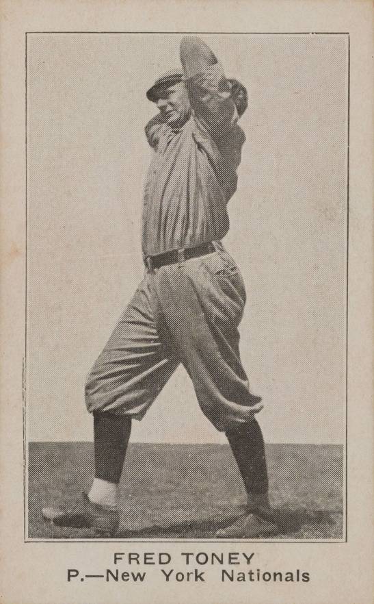 1921 Clarks Bread Fred Toney # Baseball Card