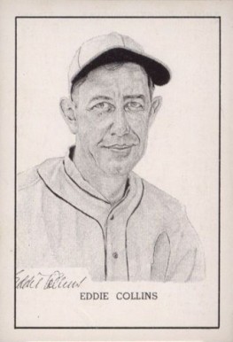 1950 Callahan Hall of Fame Eddie Collins # Baseball Card