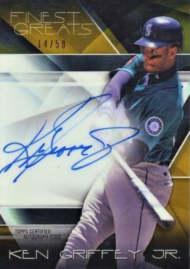 2015 Finest Greats Autographs Ken Griffey Jr. #FGAKG Baseball Card