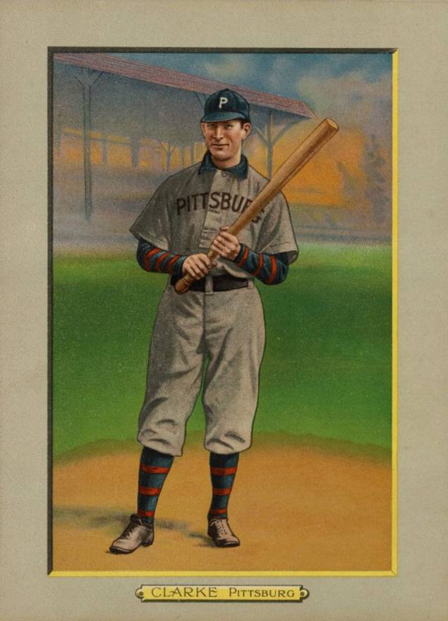 1911 Turkey Reds CLARKE, Pittsburg #8 Baseball Card