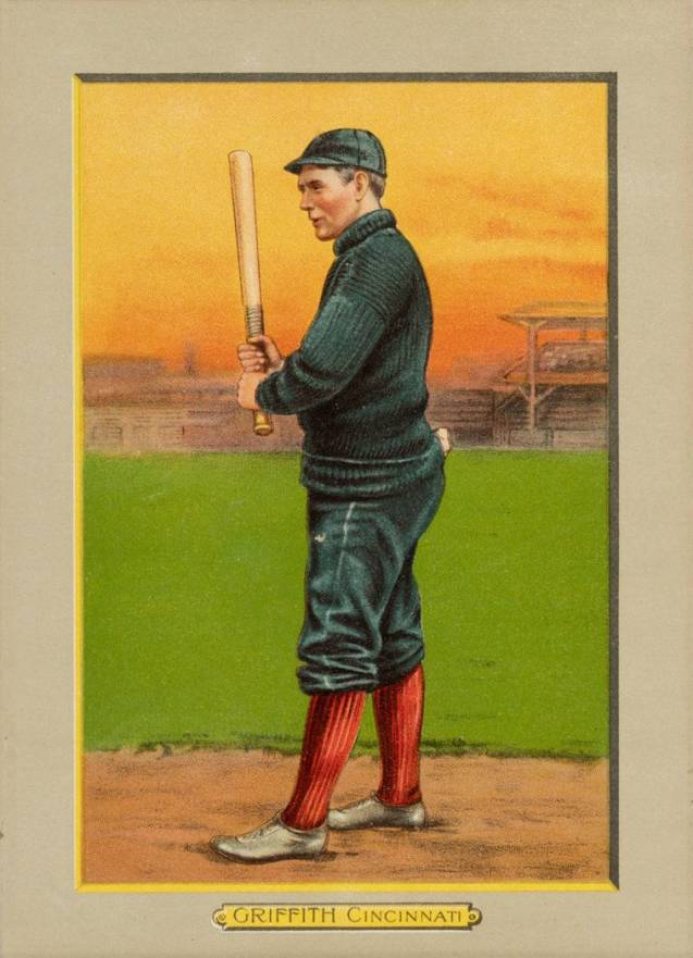 1911 Turkey Reds GRIFFITH, Cincinnati #17 Baseball Card