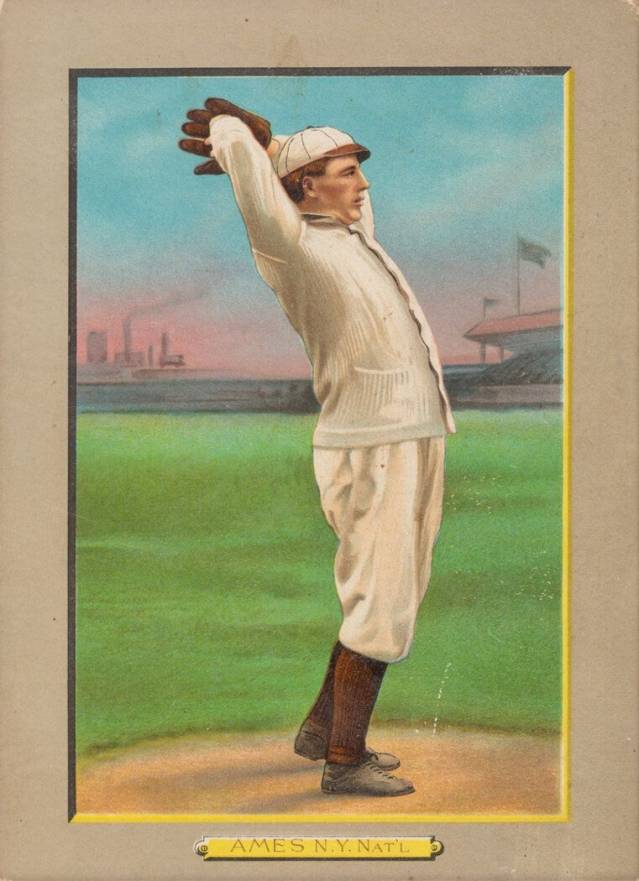 1911 Turkey Reds AMES, N.Y. Nat'L #77 Baseball Card