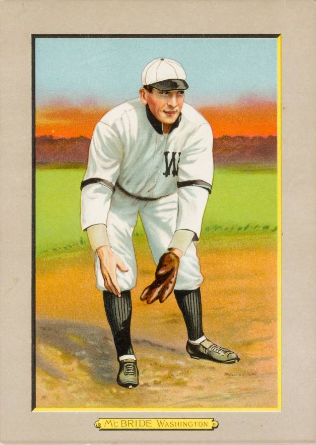 1911 Turkey Reds McBRIDE, Washington #110 Baseball Card