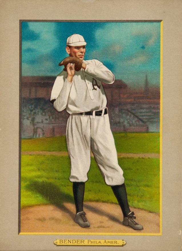 1911 Turkey Reds BENDER, Phila. Amer. #80 Baseball Card