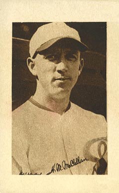 1923 Willard Chocolate H.M. McClellan # Baseball Card