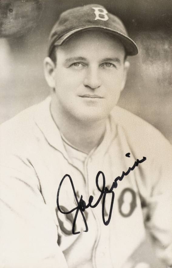 1999 HOF Autograph Index, Postcards, Album, Photo, etc Joe Cronin # Baseball Card