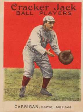 1914 Cracker Jack CARRIGAN, Boston-Americans #27 Baseball Card